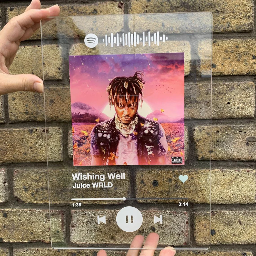 

Personalized Spotify Scan Code Acrylic Board Custom Music Photo Gifts for Concert Fans