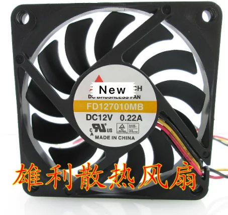 

Для Emacro для Y.S TECH FD127010MB Вентилятор охлаждения сервера DC 12V 0.22A 70x70x10mm 3-проводной