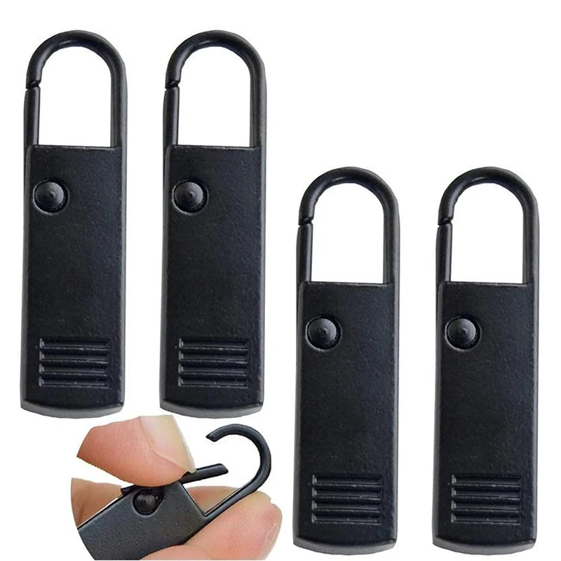 5/10 шт. Съемный застежка молния тянуть замена сплав цинка закрепители для