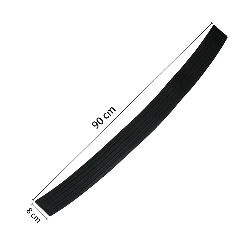 Универсальный Автомобильный задний бампер с защитой от царапин Черная защитная