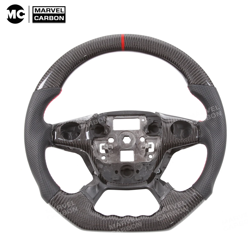 

100% Real Carbon Fiber Steering Wheel for Ford Focus