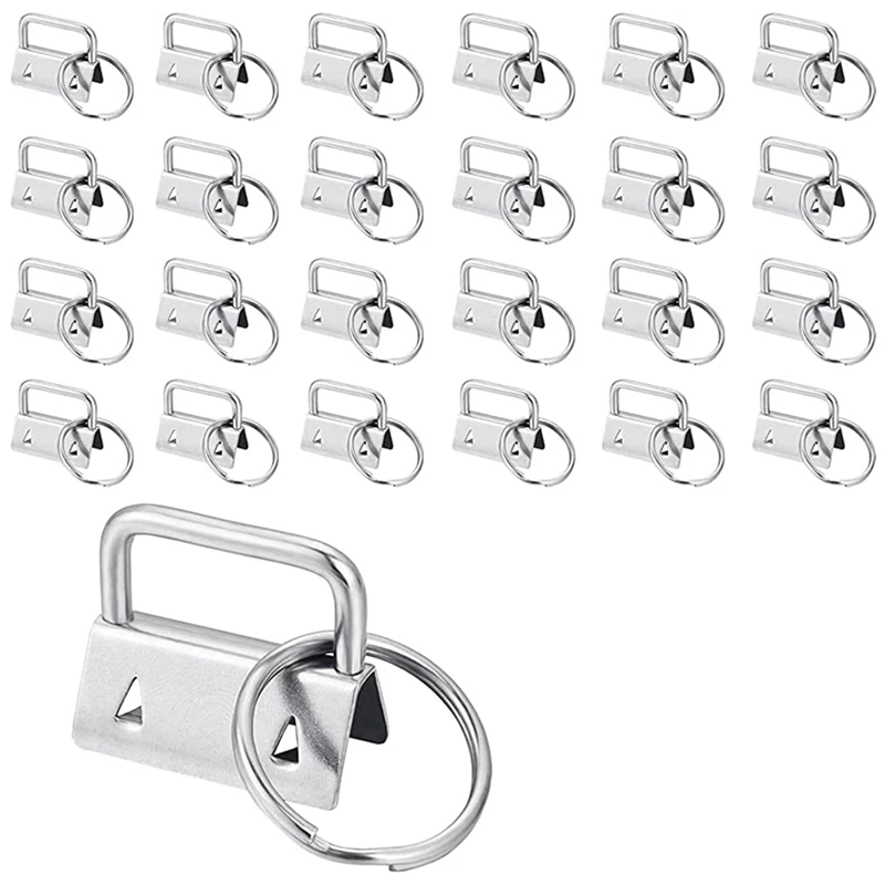 

Металлическая фурнитура Брелока Для Ключей Uclio, регулируемая фурнитура с кольцом для ключей, фурнитура цепи брелока для сумок с тканью/лент...