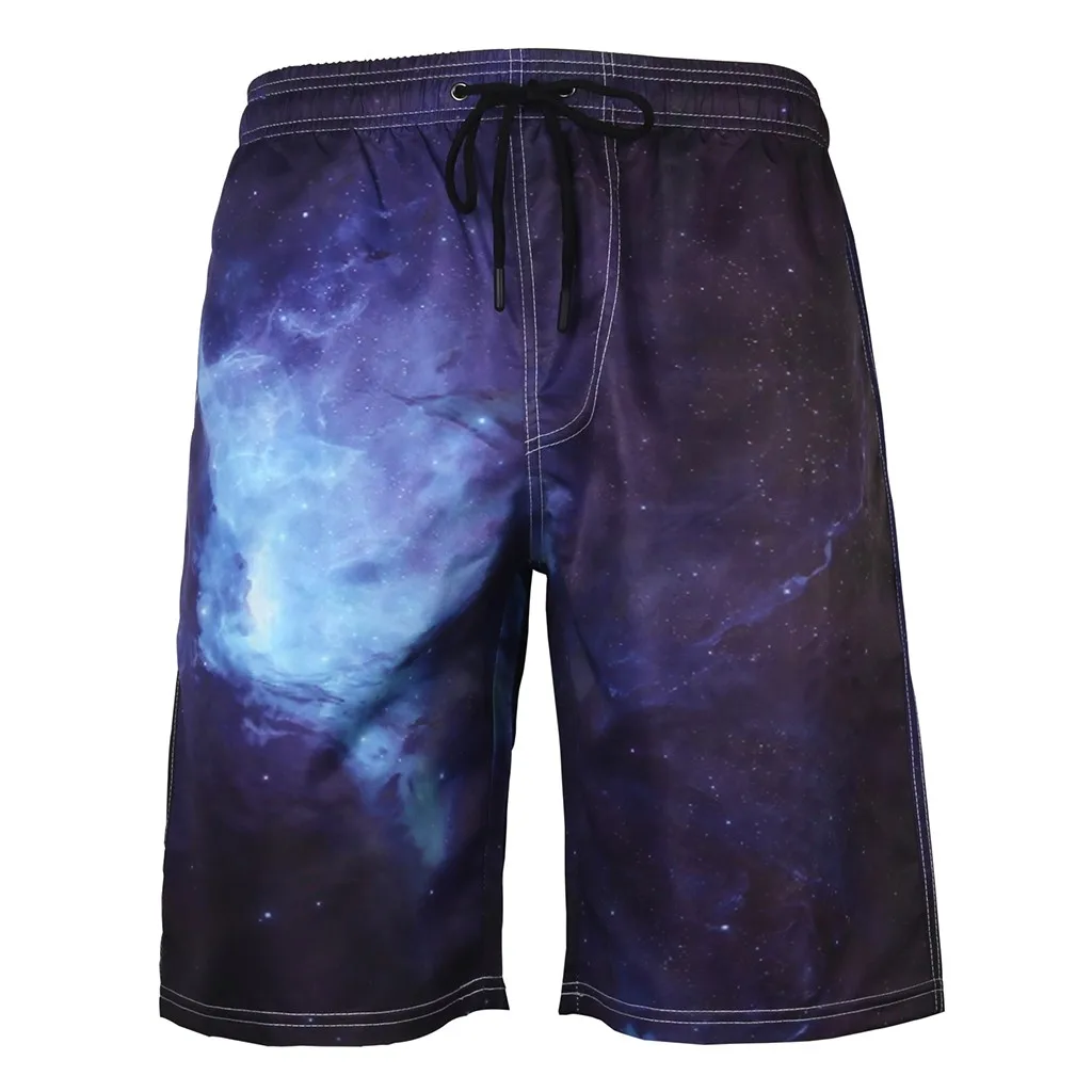 Шорты для серфинга мужские пляжные шорты плавания Летние плавки с 3D принтом