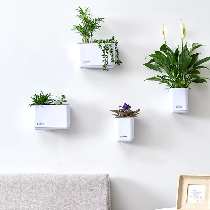 

Square Wall Hanging Planter Succulent Planting Flower Pot Holder for Plants