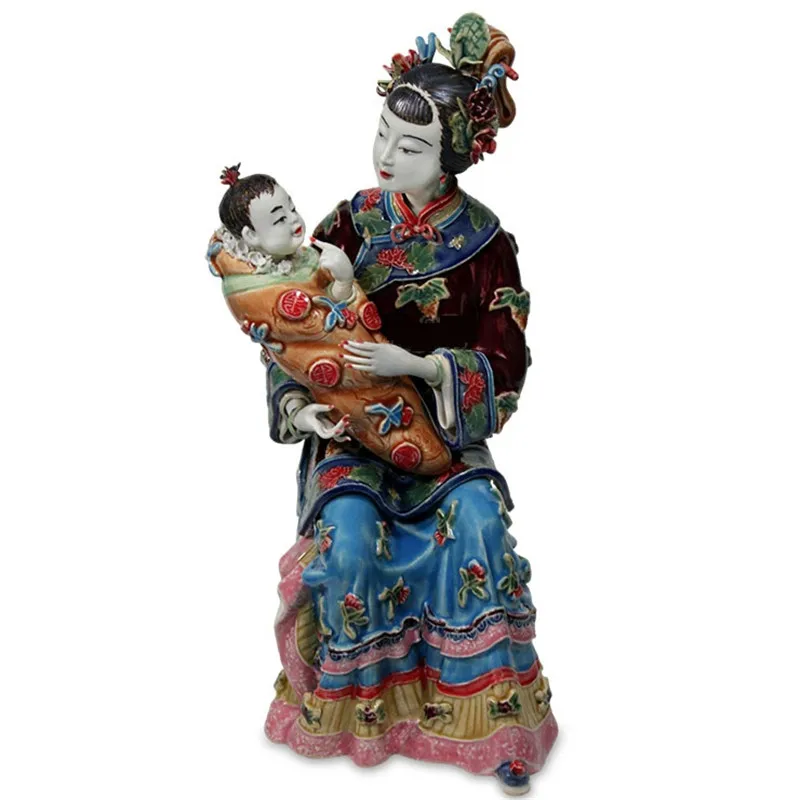 

Chinese Decoration Antique Jinling Twelve Beautiful Women Figurines Vintage Porcelain Female Dolls Sculptures Home Decor R2396