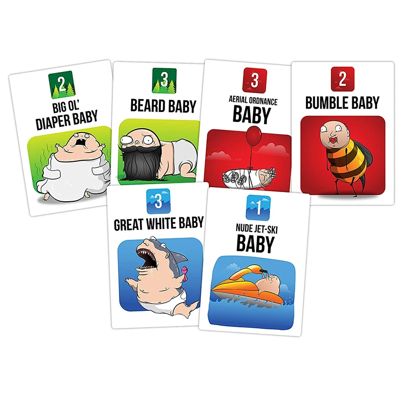 Настольная игра Bear VS Babie карточки для взаимодействия родителей и детей базовый NSFW
