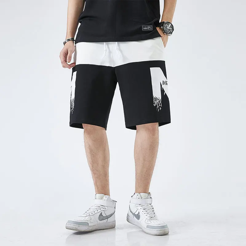 Мужские шорты в стиле хип хоп SingleRoad Японская уличная одежда с принтом