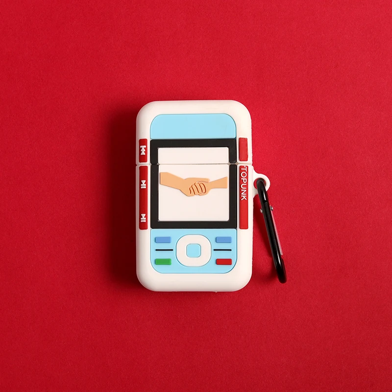 

3D классические противоударные чехлы для наушников в стиле ретро для Apple Airpods 1/2 силиконовые защитные чехлы для наушников