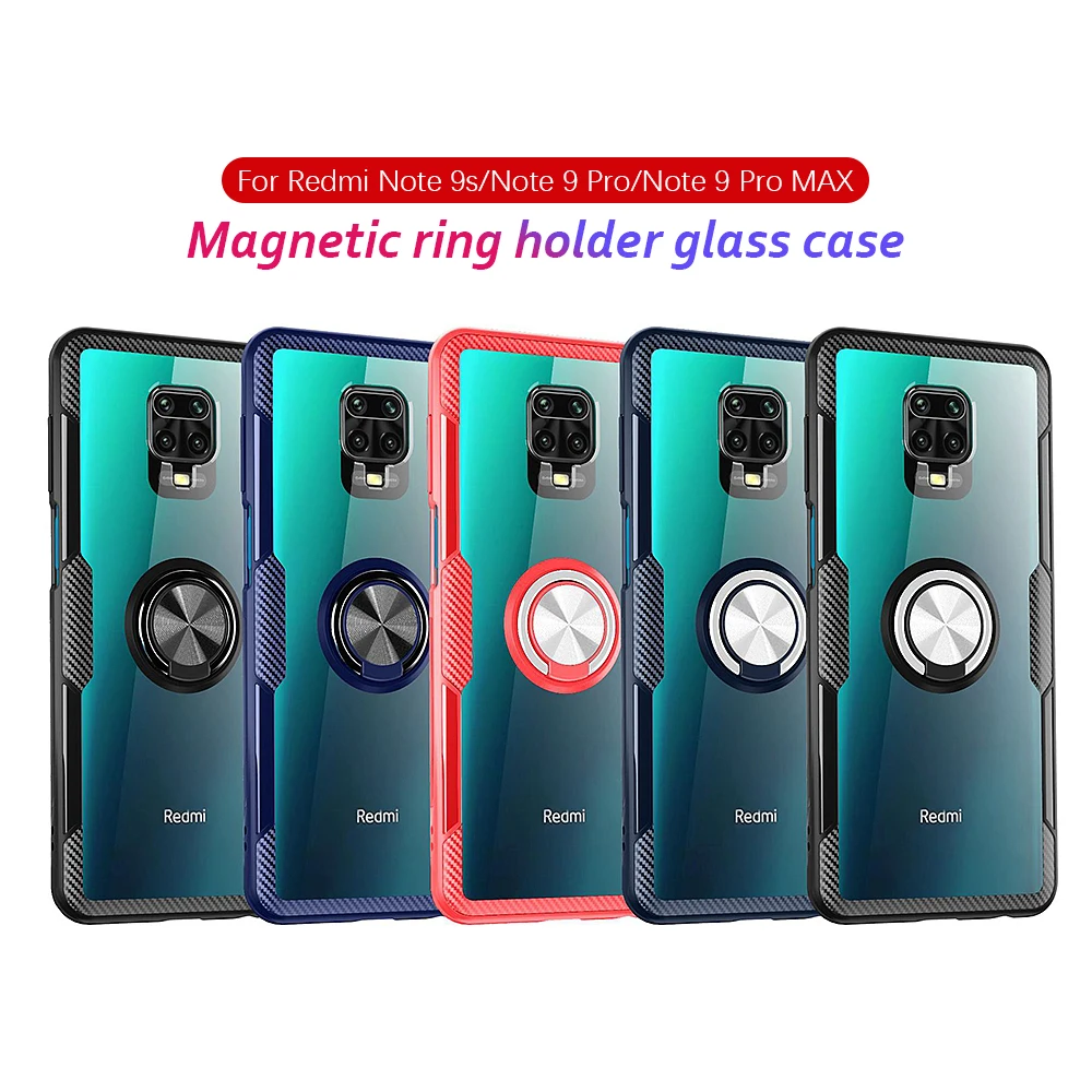 

Magnetic Finger Ring Cases For Xiaomi Redmi Note 9 Pro Max 9S 8 8t Stand Holder Cover For Redmi POCO X3 Case For Redmi 9 9A 9C
