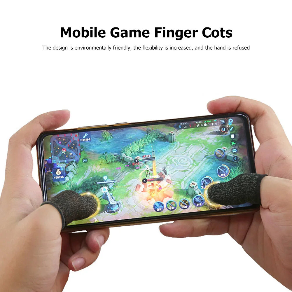 

Game Controller Finger Covers Sweat-Proof PUBG Gaming Nylon Thumb Touch Sleeve Gaming Finger Thumb Sleeve Gloves