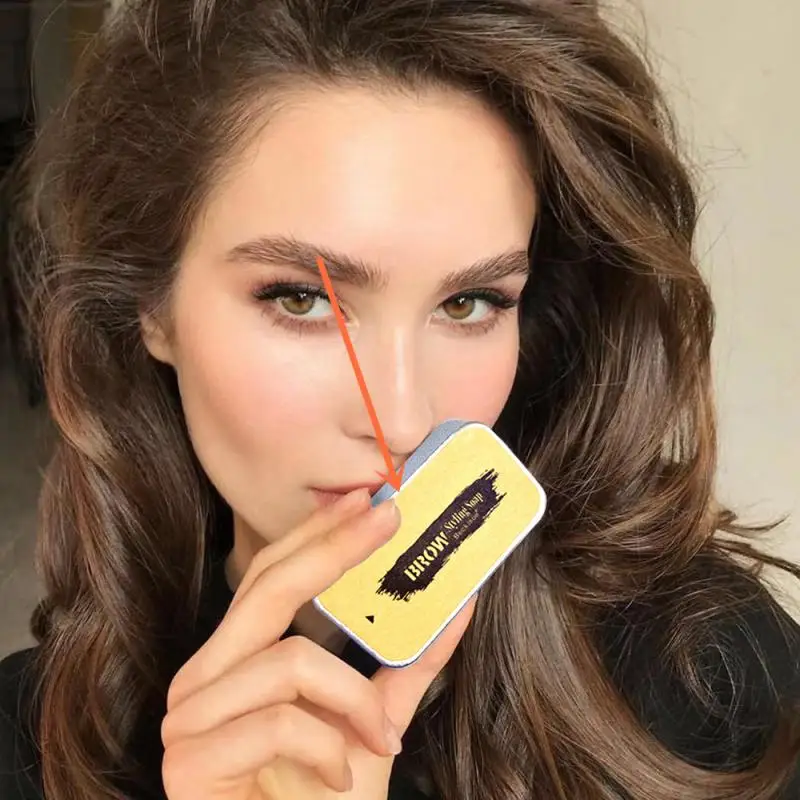 3D Перьевые брови макияж гель мыло формирование бровей Набор долговечный для