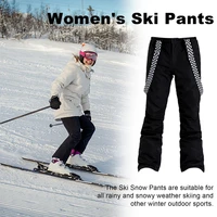 ski snow pants windproof waterproof pants adjustable design for women skiing snowboarding hiking mountain climbing hunting