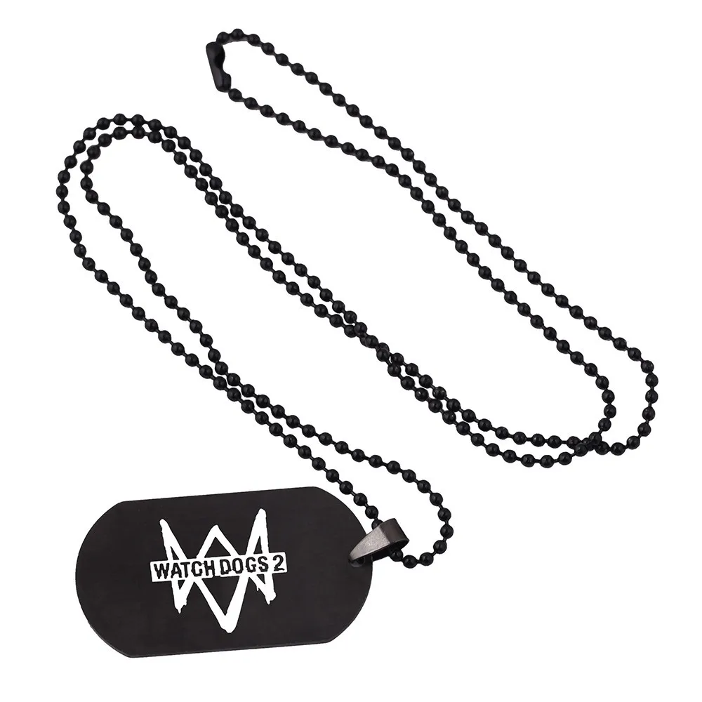 Часы Dogs 2 Dedsec ожерелье из нержавеющей стали кулоны костюмы для косплея реквизит