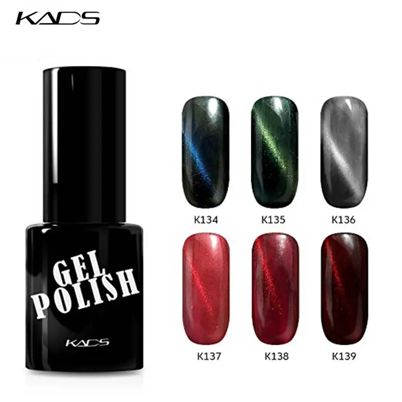 KADS 9,5 ml 6 шт./упак. Гель-лак для ногтей с эффектом «кошачий глаз» ногтей маникюрный набор солнцезащитные очки "кошачий глаз" гель УФ-светодиодный комплект Лаки лак для ногтей Long-последний маникюрный лак