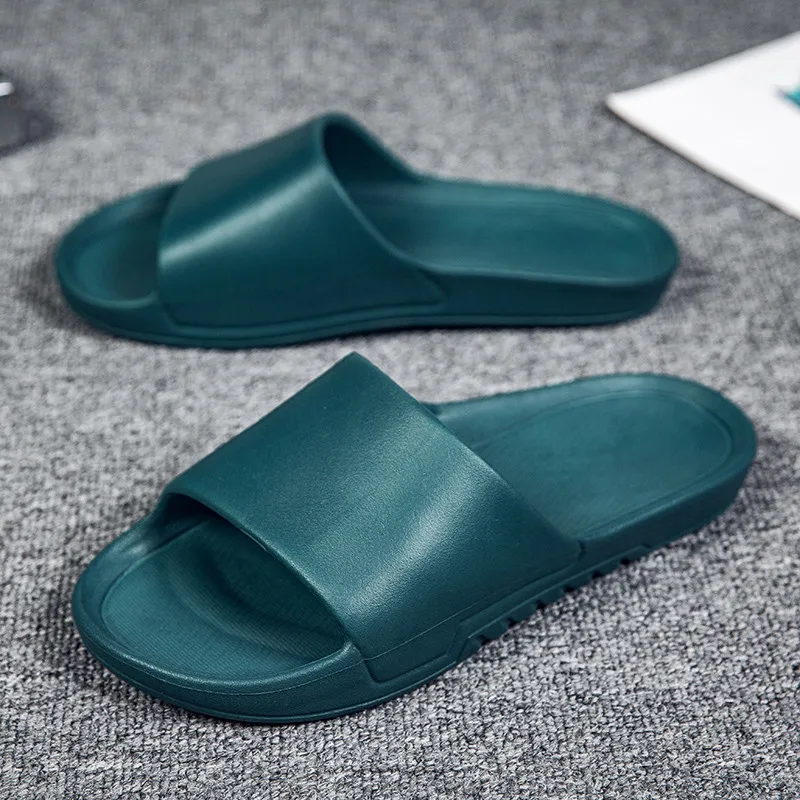 

Men Designer Brand Indoor Slippers Comfortable Fashion Men's Soft Trend New 2021 High Quality Light Shoes Bathroom Flat Summer