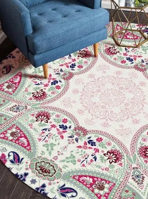 Круглый ковер &quotмандала&quot Персидский коврик для гостиной спальни большой