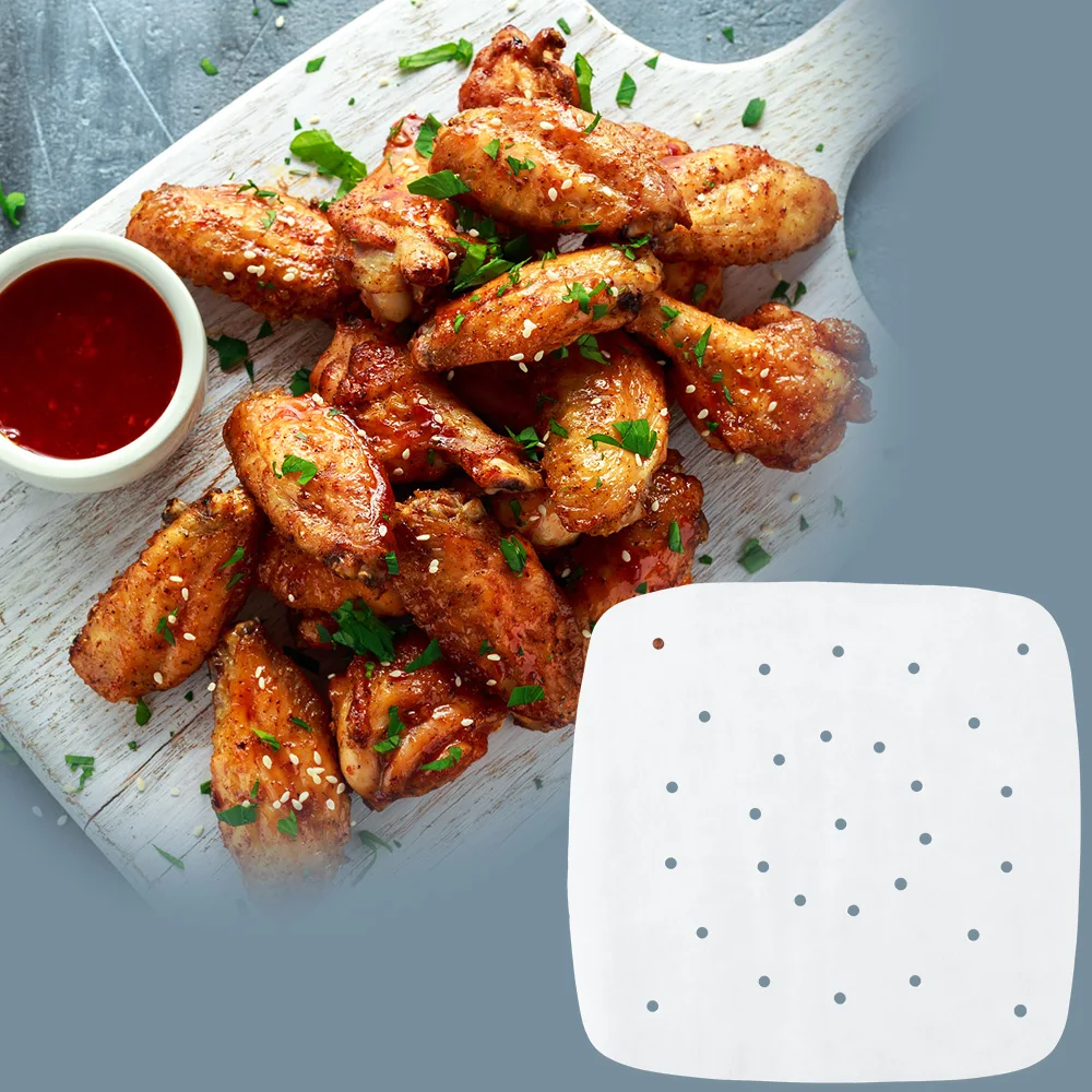 Белые кухонные принадлежности масляная бумага для кастрюль перфорированный