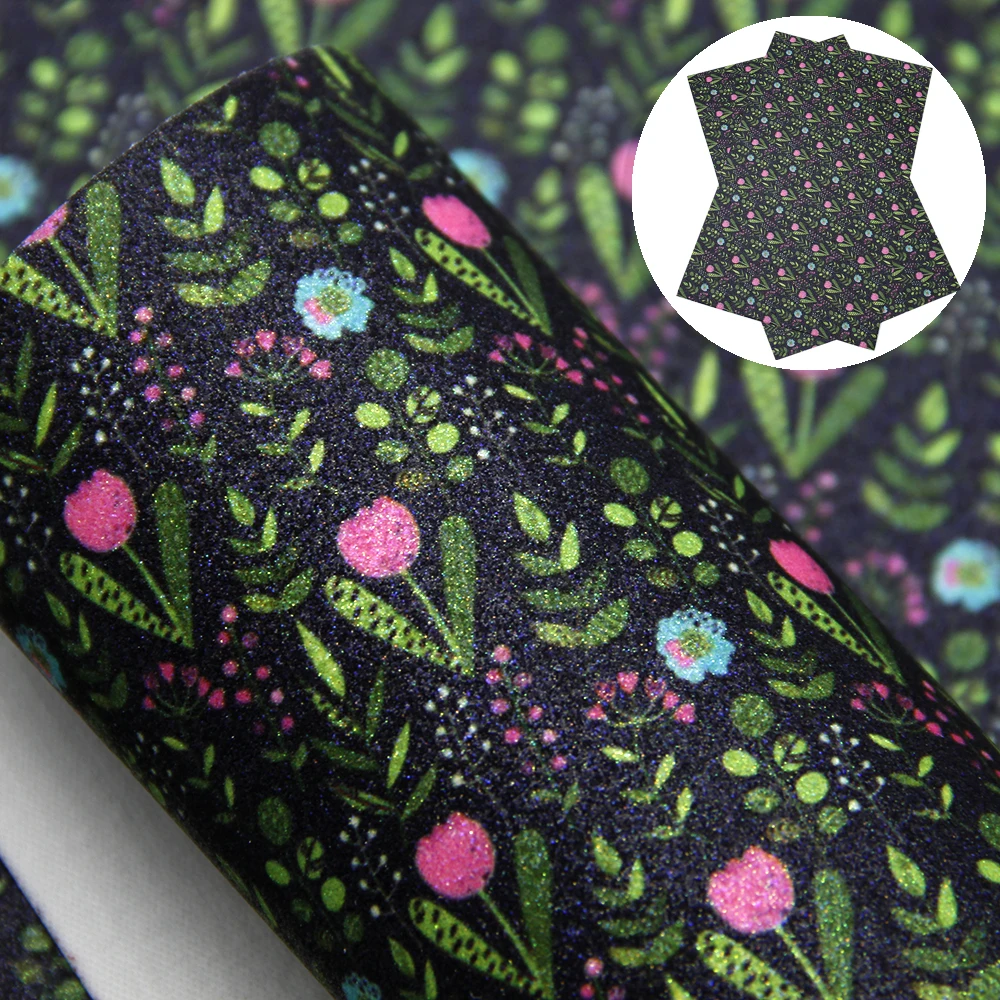 20*33 см с цветочным узором тонкая синтетическая кожа для бант сумки кошелек чехол