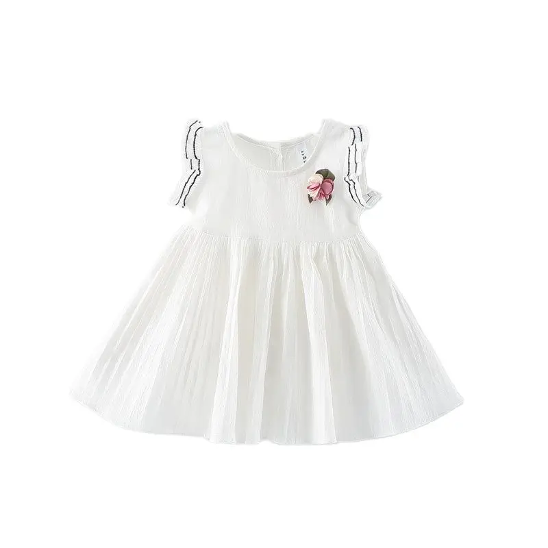 Милое Платье для девочек Disney новинка 2019 летняя одежда платье принцессы с цветами