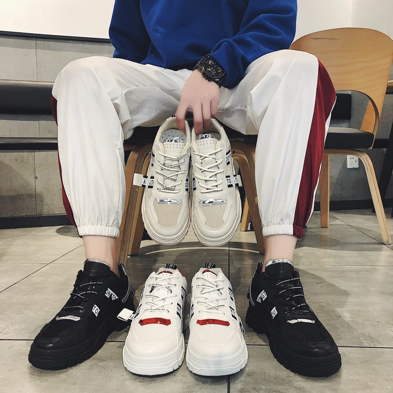 Лидер продаж мужские уличные кроссовки для бега спортивные из сетчатого