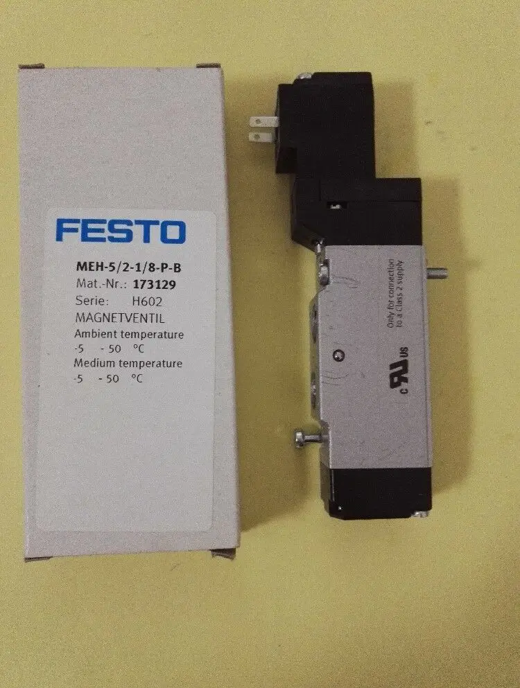 

New FESTO MEH-5/2-1/8-P-B 173129 Solenoid valve free shipping
