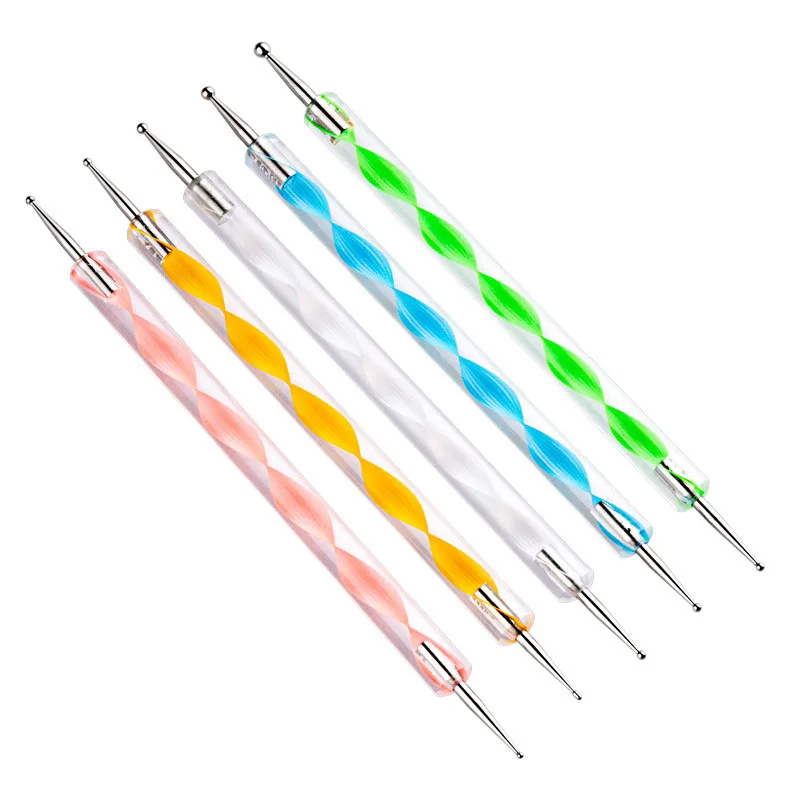 

5 шт., точечные ручки для дизайна ногтей