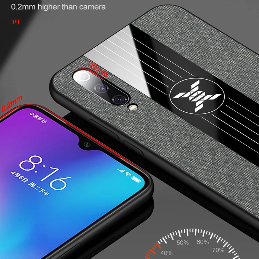 Для Xiaomi mi 9 Pro Чехол mi 9 Lite чехол силиконовый мягкий бампер тканевый чехол для телефона для mi 9t pro Чехол с магнитным кольцом чехол mi 9 SE