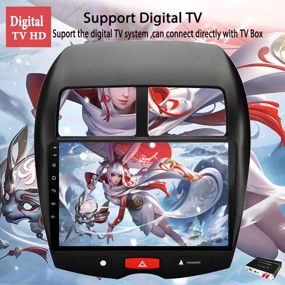 10 ''сенсорный экран в приборной панели новинка Android 0 авто радио