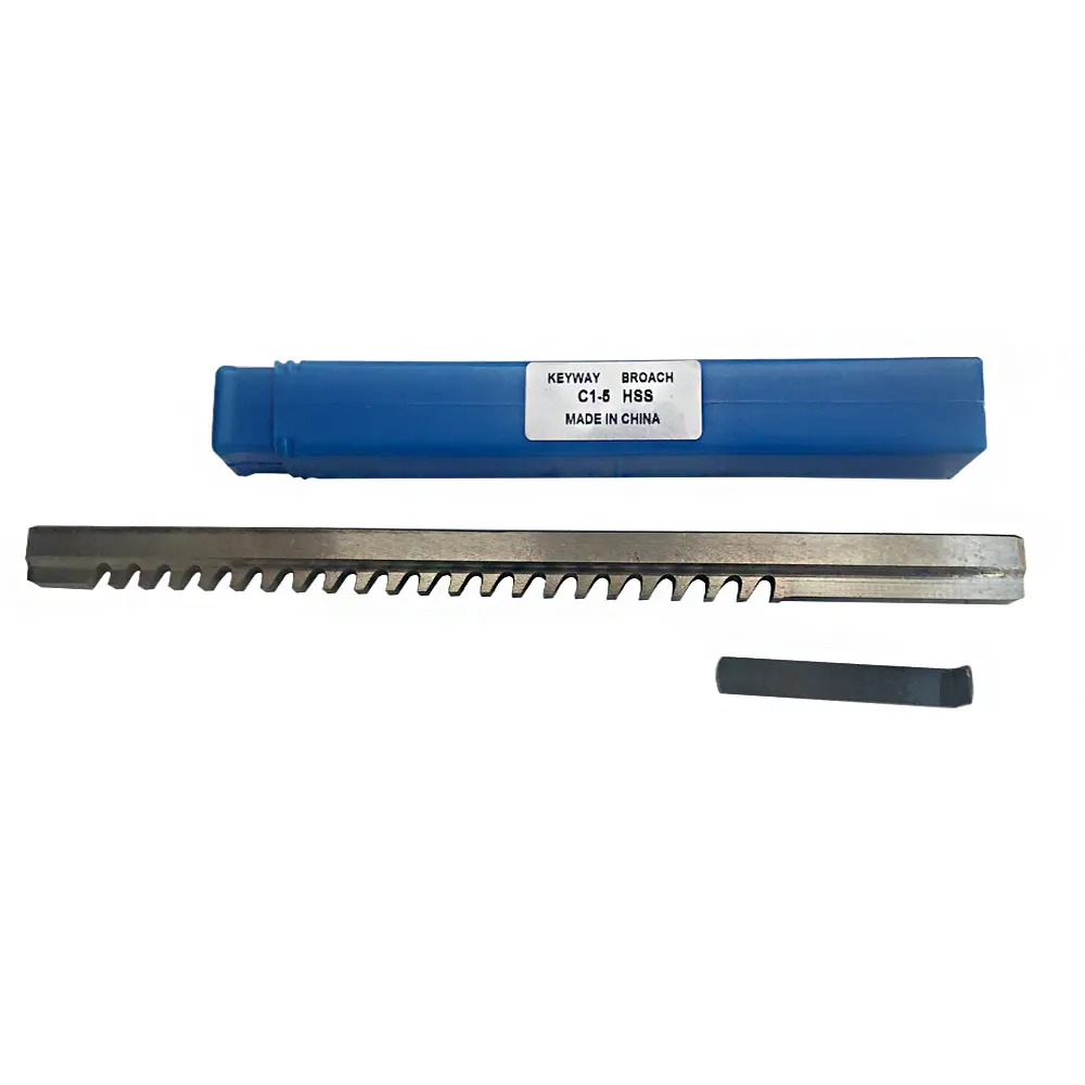 5 мм Keyway Broach C1 метрический размер Push Type с Shim HSS Режущий инструмент для станка