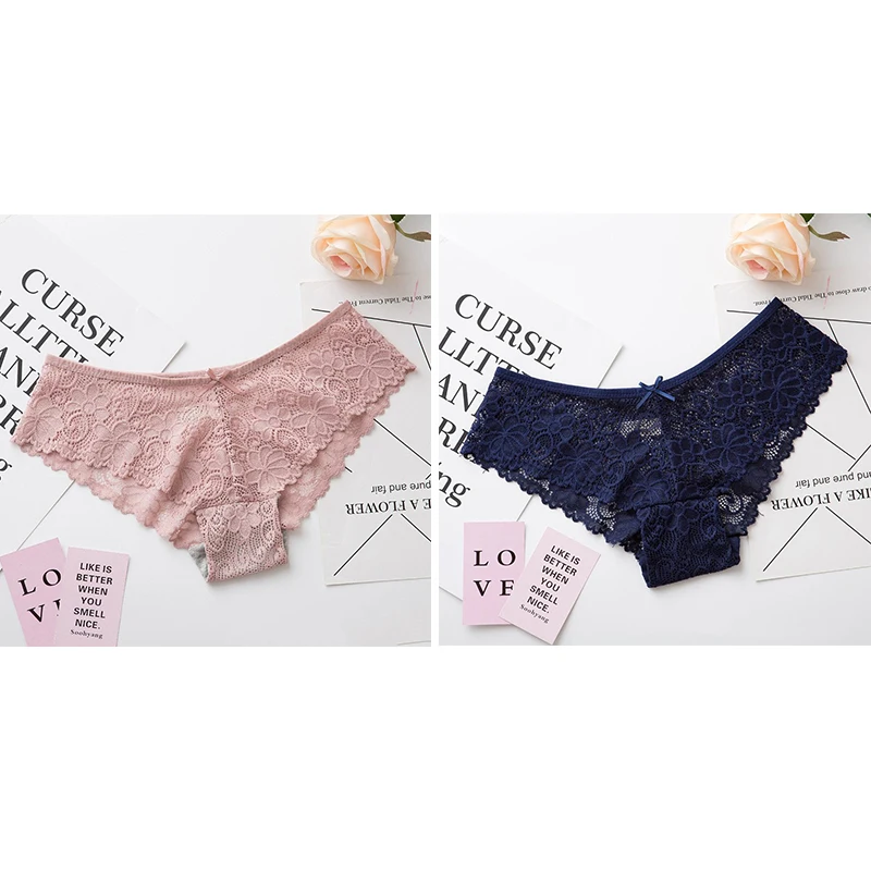 style 2 1/2 шт, женское нижнее белье, сексуальное кружевное Прозрачное нижнее белье, соблазнительные Красивые трусы, высокое качество, низкая талия, женские трусы - Цвет: style 2