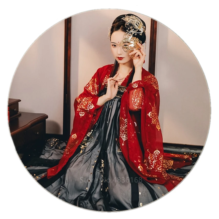 Женское платье ханьфу для косплея древней китайской феи винтажный костюм Тан