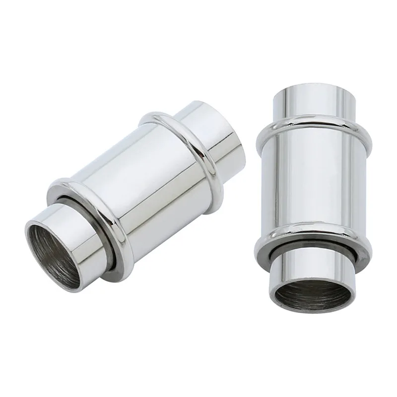 Магнитная застежка из нержавеющей стали серебристого цвета 6 мм | Украшения и