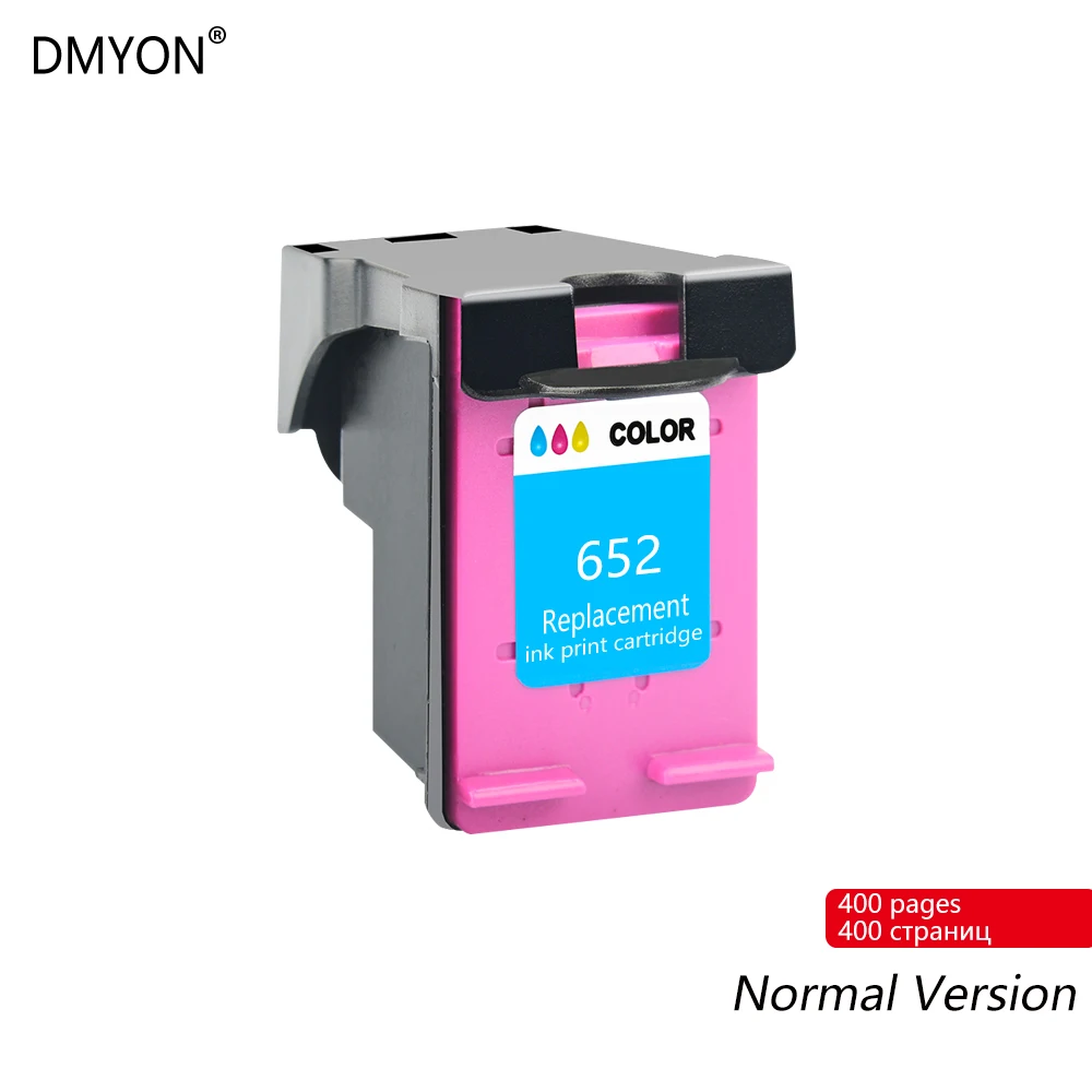 652 Color Normal DMYON 652 совместимый картридж с чернилами для hp 652 с чернилами hp Deskjet 1115 1118 2135 2136 2138 3635 3636 3835 4535 4536 4538 4675 принтер - Цвет: 652 Color Normal