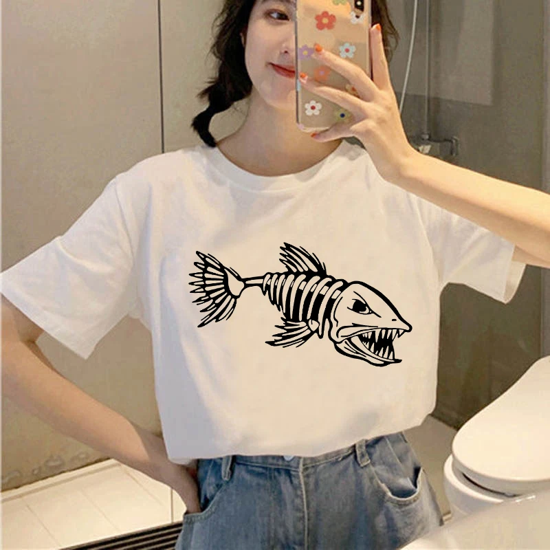 

Fashion Women T Shirt Harajuku Aesthetic Cute Funny Tshirt 90s Painting Ulzzang Casual Tops Tees T-shirt printed t shirt