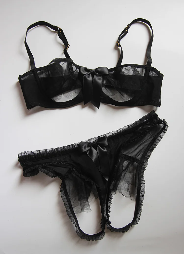 Новинка марлевые воланы прозрачные росы открытая промежность сексуальное