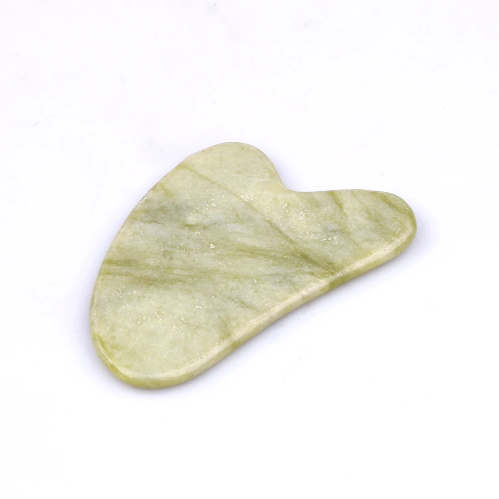 

Jade Guasha Massager Board Natural Stone Gua Sha Face Lift Hands Body Skin Relaxation Facial Slimming Acupuncture Therapy Tool