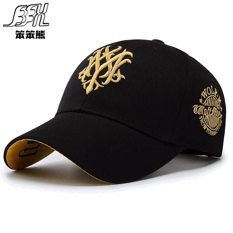 

Cap Man Spring and Autumn Season Baseball Cap Embroidered Letter Sunscreen Sports Cap Processing Custom Cotton Cap