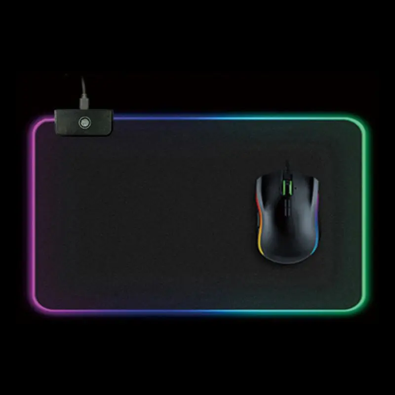 

RGB Illuminate Gaming Mouse Pad 7 LED Light Modes Adjustable Laptop Mousepad
