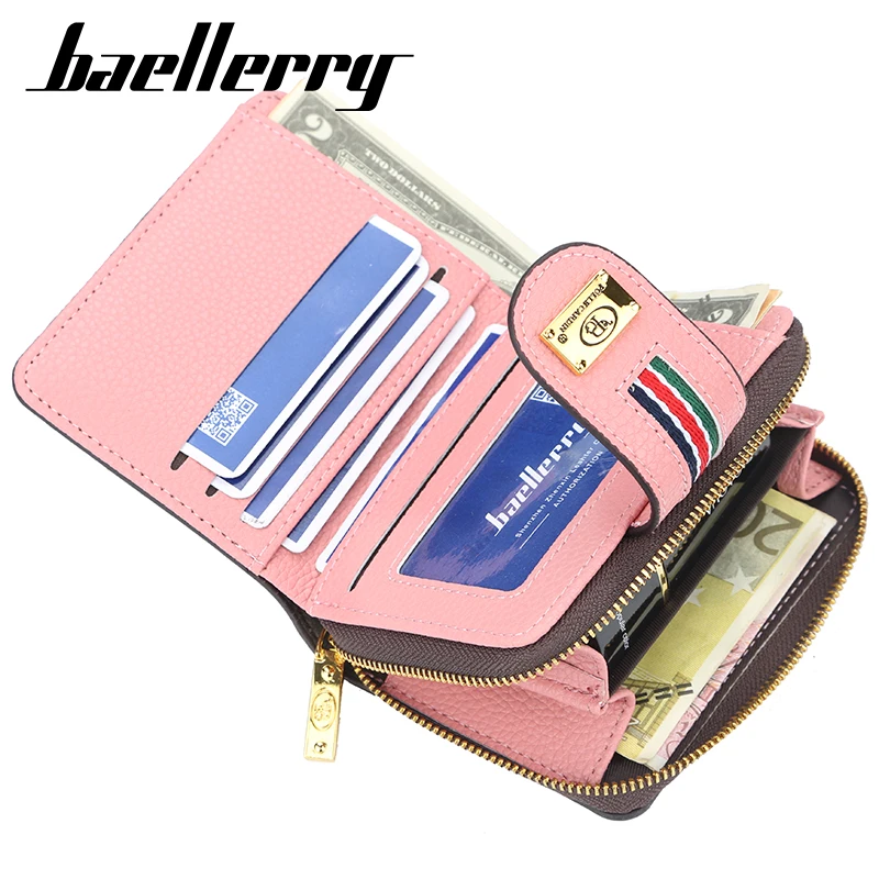 Baellerry женский маленький кожаный винтажный короткий кошелек роскошные женские