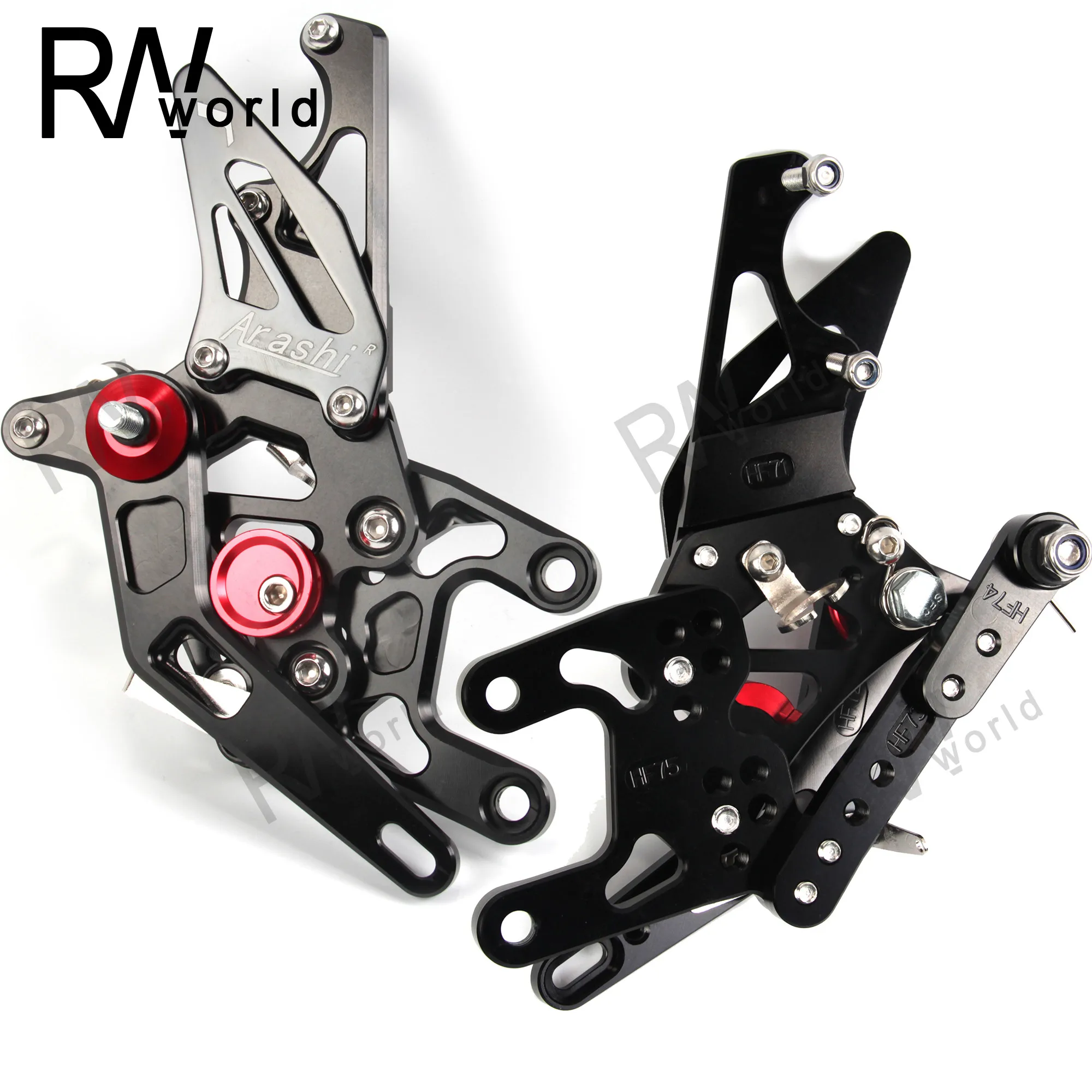 Мотоциклы с ЧПУ регулируемый задний комплект Rearsets Подножка для HONDA CBR1000RR CBR 1000RR SP