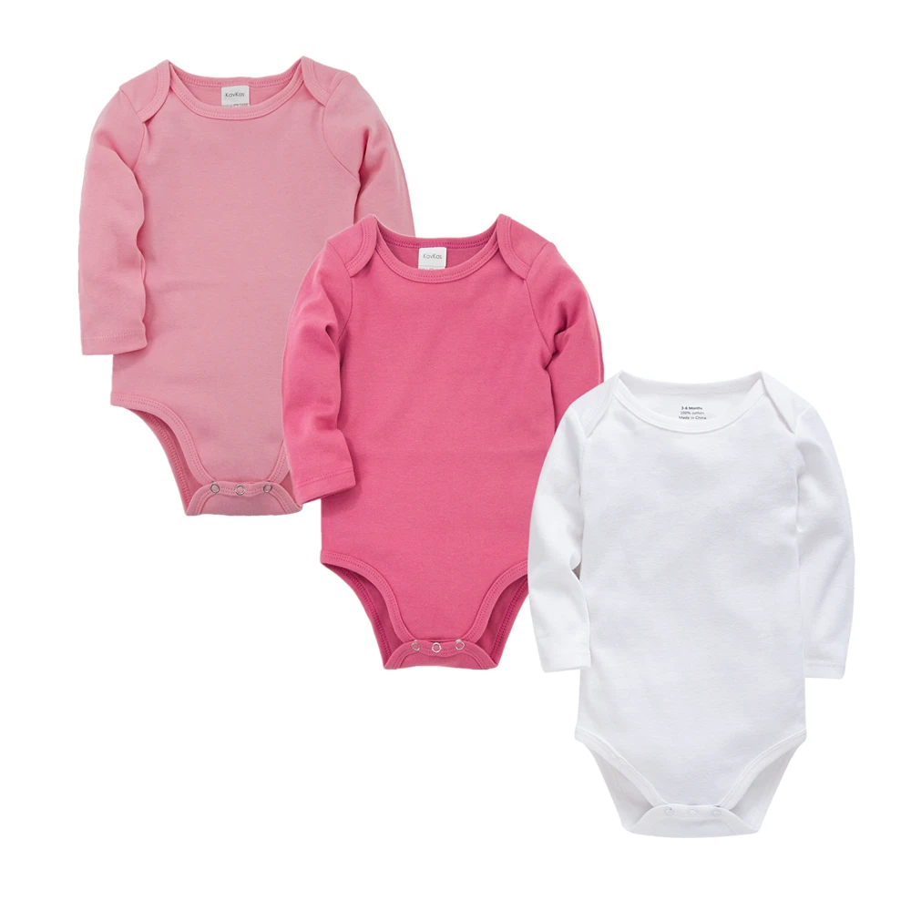 Костюм для новорожденных девочек Roupas Bebe De боди с длинными рукавами малышей