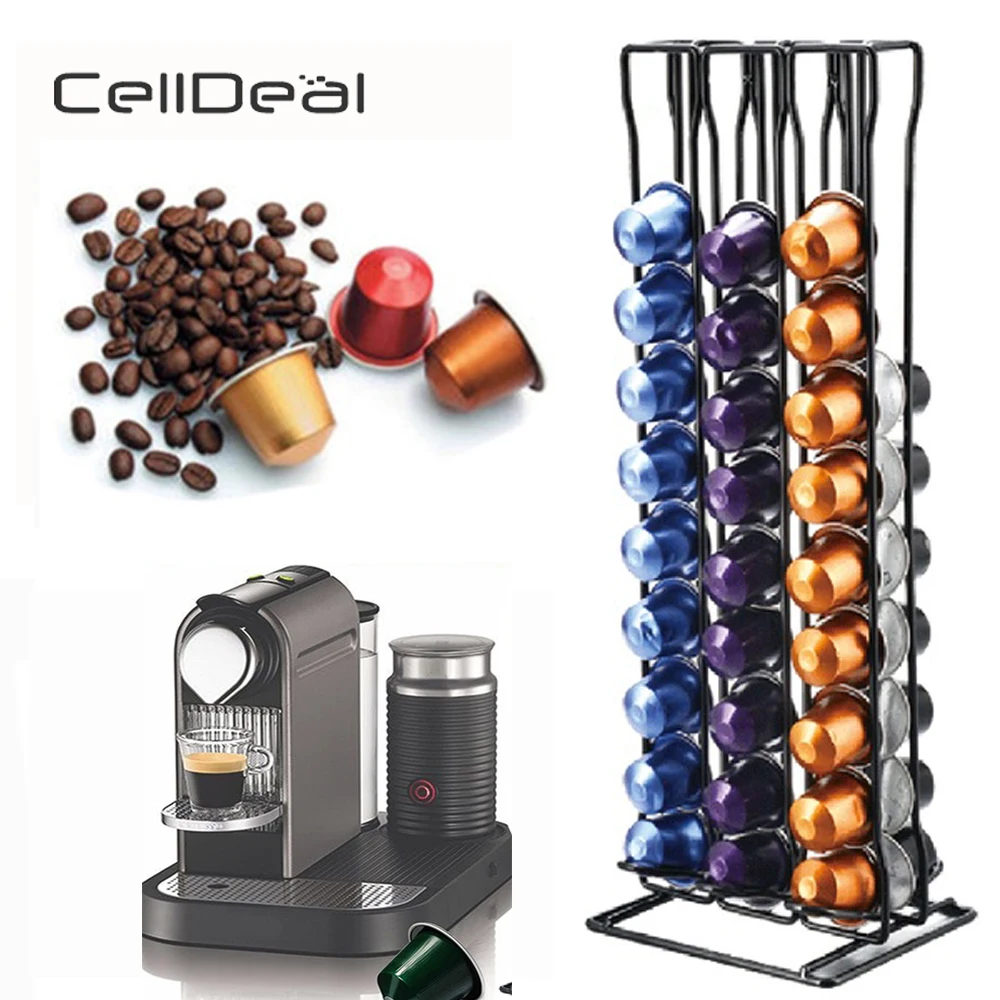 CellDeal практичный держатель для кофейных капсул подставка 60 Nespresso капсулы хранения