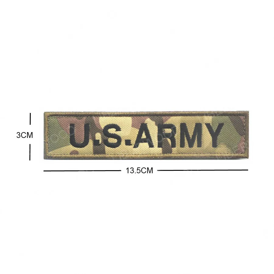 Военная Боевая нашивка, Мультикам US Army Patches США для Молл козырек панели США и армии США Тактический патч значок
