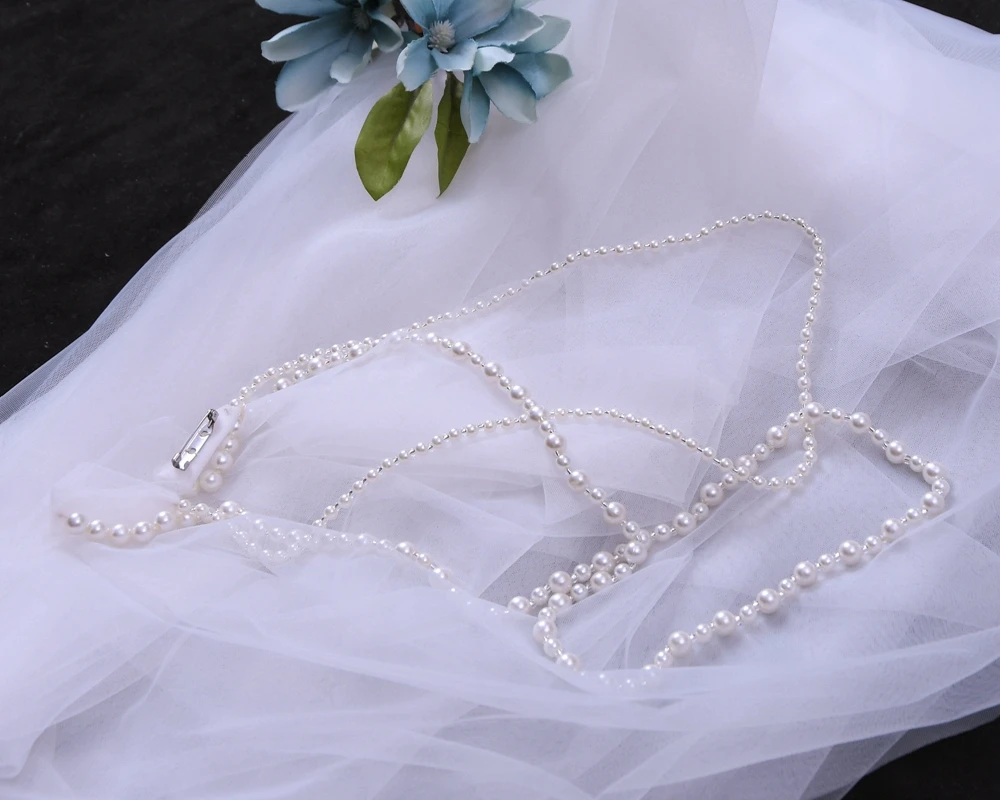 

YouLaPan G33 Pearl Long Shrugs for Women Outerwear Party Jacket Women's Dress Cloak Wedding Jacket for the Bride