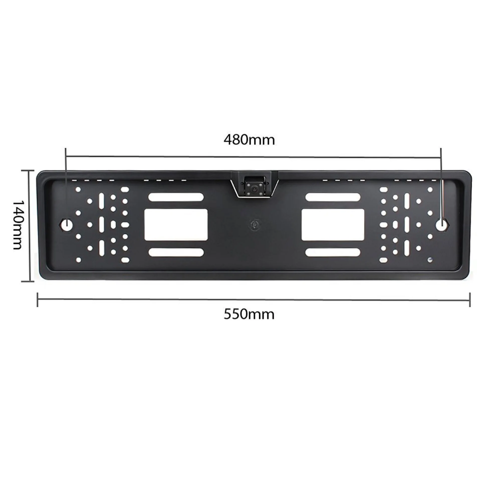 Driintel Reversing Camera EU European License Plate Frame Car Rear View 4 LED Waterproof CCD Night Vision Video | Автомобили и