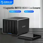 ORICO NS Series 5 Bay 3,5 ''USB3.0 док-станция для жесткого диска поддержка 80 ТБ 5 Гбитс HDD чехол с 78W адаптером питания алюминиевый корпус для жесткого диска