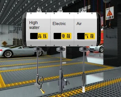 3 комбинированных бака композитная коробка автомобильной катушки шланга воды