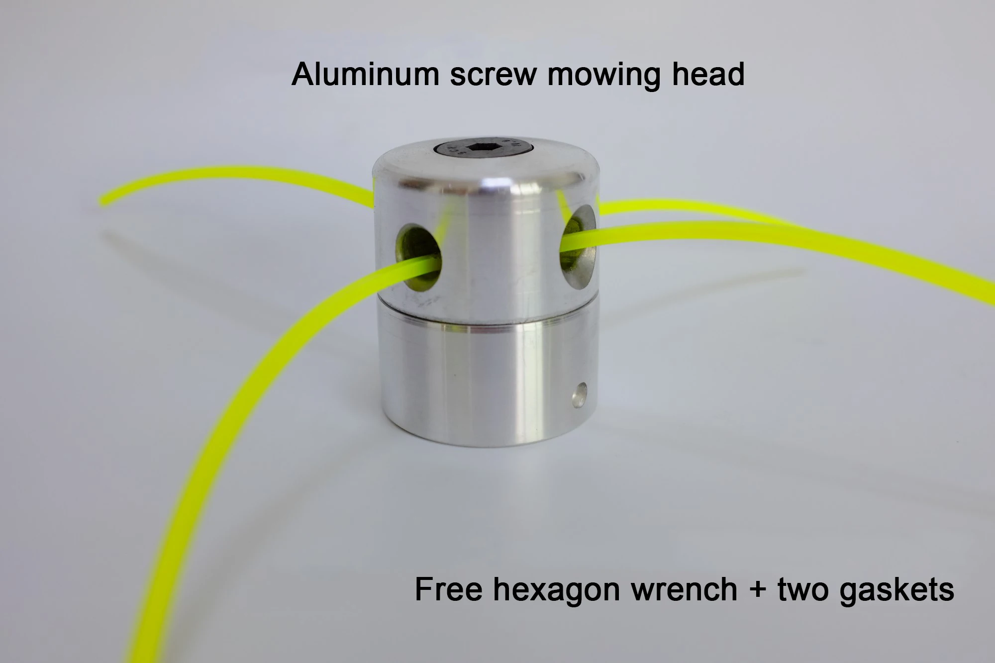 

Aluminum Grass Trimmer Head With 4 Lines Brush Cutter Head Lawn Mower Accessories Cutting Line Head for Strimmer Replacement