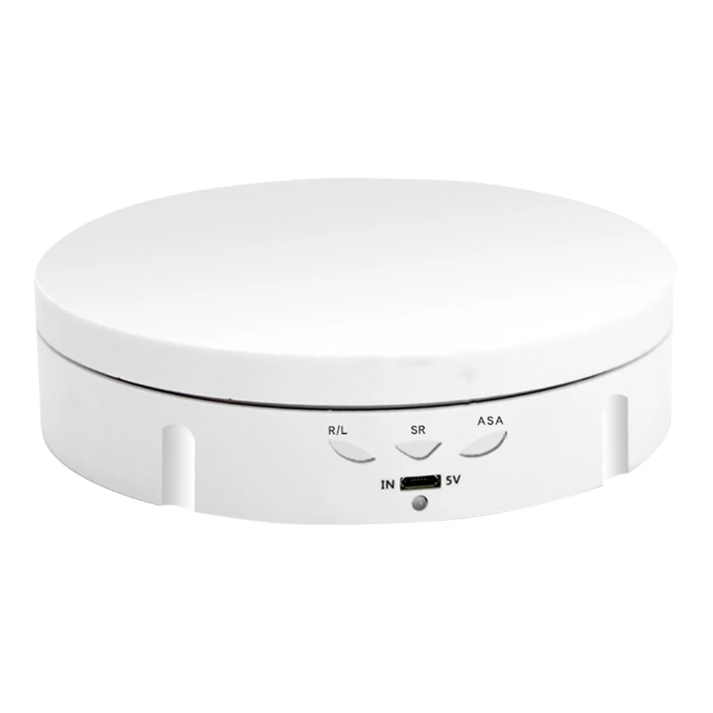 360 Degree Electric Rotating Turntable for Photography Automatic Revolving Platform Watch Bag Jewelry Shoes | Инструменты