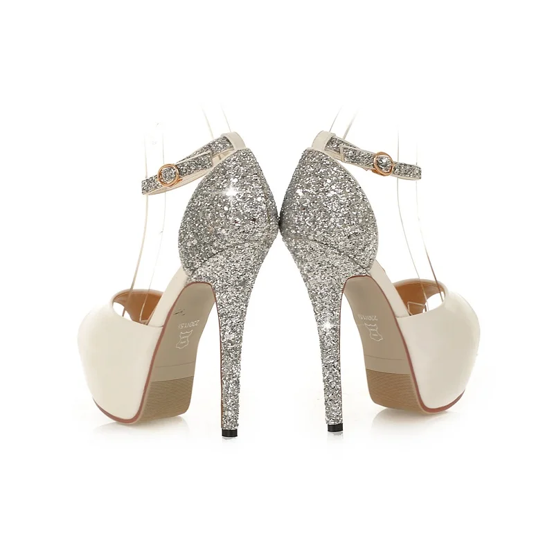 Женские босоножки на очень высоком каблуке Пикантные новые модные туфли